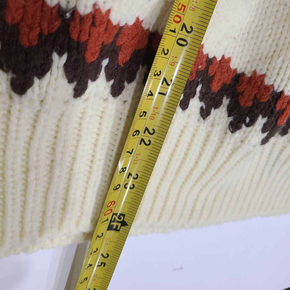 Vintage Marshall Field & co.Knit Sweater with Geometric Pattern mens sz.M - Picture 6 of 7